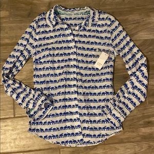 NWT Crown & Ivy Button Down Shirt Size XS